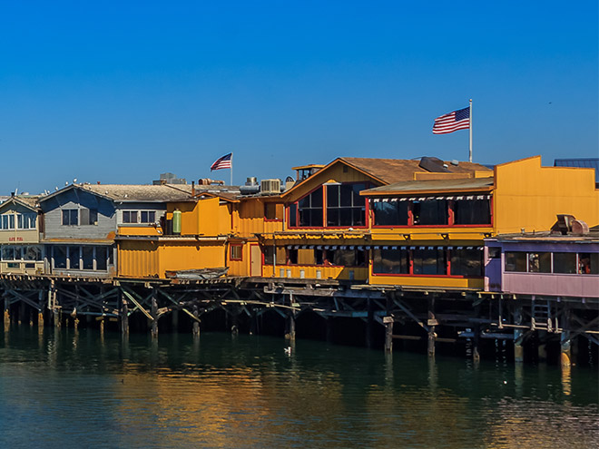 Old Fisherman's Wharf In California